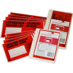 Begleitpapiertasche, DIN LANG, 228x120, 9-sprachig, VE 1000 Stk. 