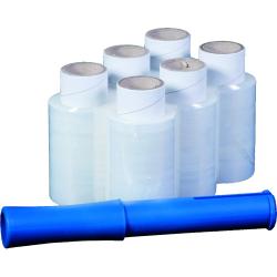 STRETCHFOLIE 100 mm x 150 m, 6 Rol+1 Handabroller 