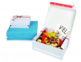 CP 068.96/02 Versandverpackung als Geschenk mit roter Schleife bedruckt 