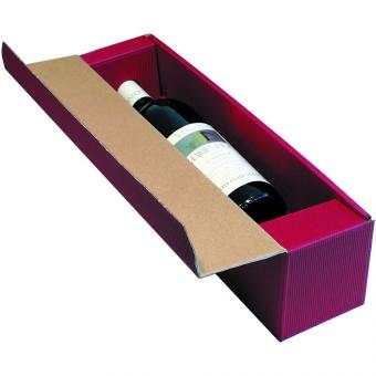 Geschenkverpackung "bordeaux" f. 1 Weinflasche 