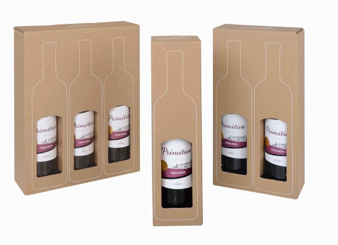 SAWP 181.201 Geschenkkarton für Weinflaschen 