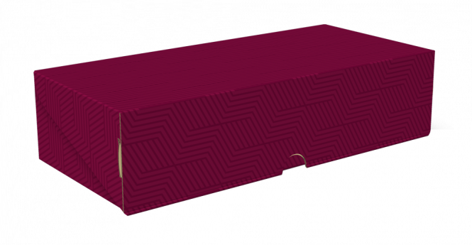 SAWP 181.502 Geschenkkarton mit Deckel aus Wellpappe 