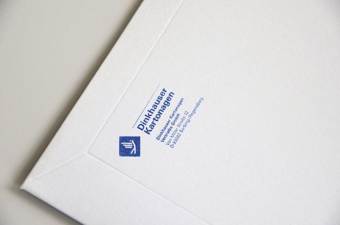 CP 012.05  Vollpappen Versandtasche, weiß 260 x 345 x 0-30mm in weiß 