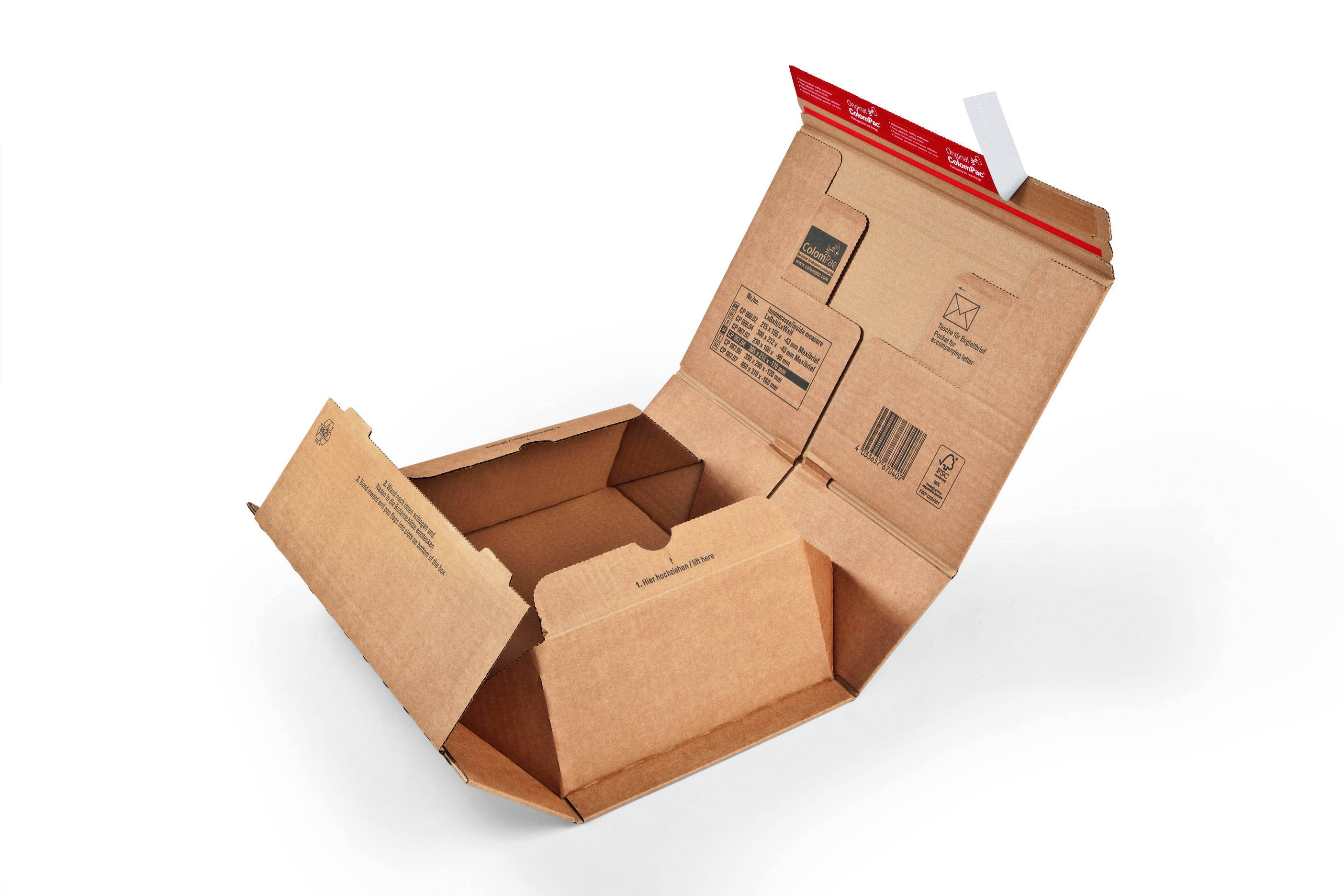 Cp 066 04 Paketversandverpackung Postkarton